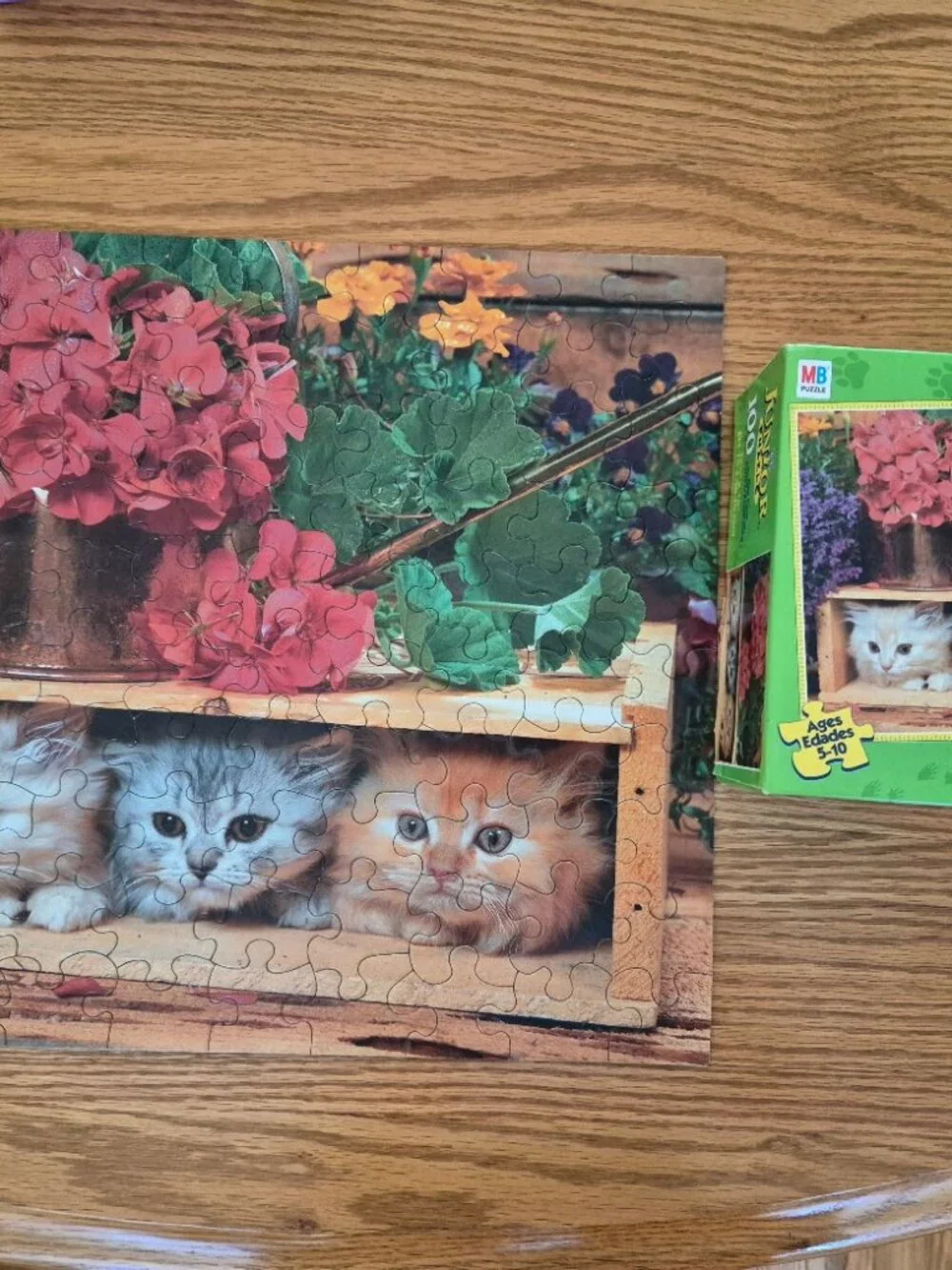 100 Piece Junior JIgsaw Puzzle-Kittens